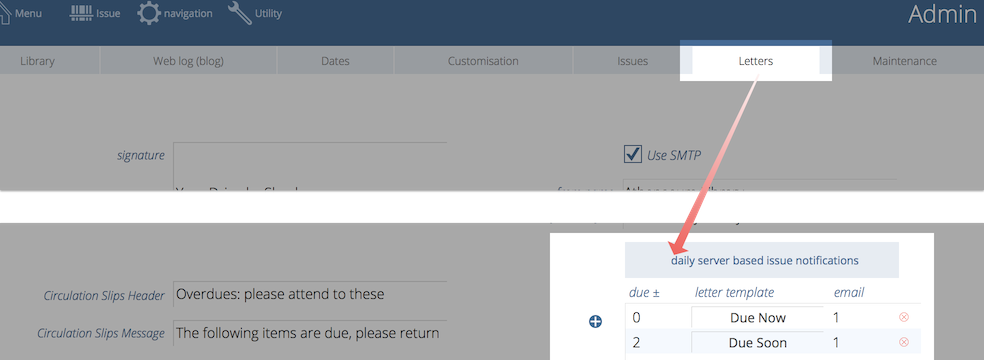 specifying issue notifications