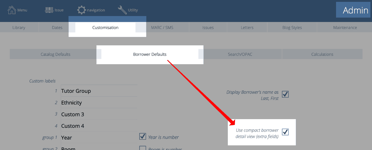borrower detail default