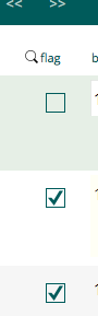 "marking" borrower records for later retrieval