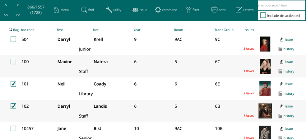 borrower list