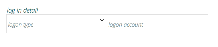 either field blank will hide the create button