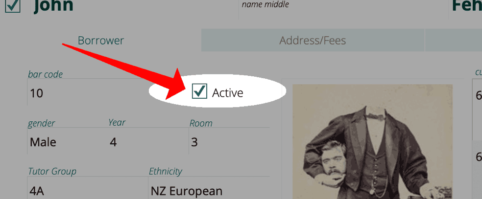 toggle the active state of a borrower
