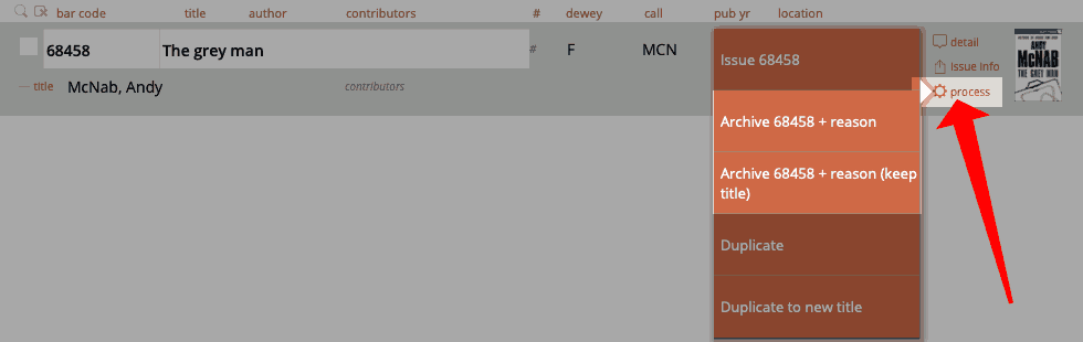 catalogue archive list