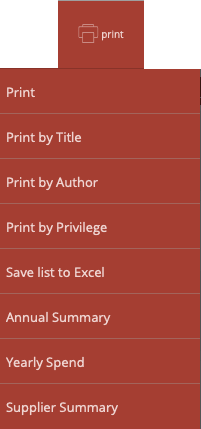 title print menu