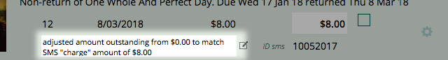 example of an adjusted fee