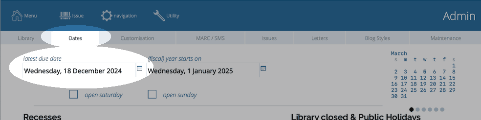 latest due date