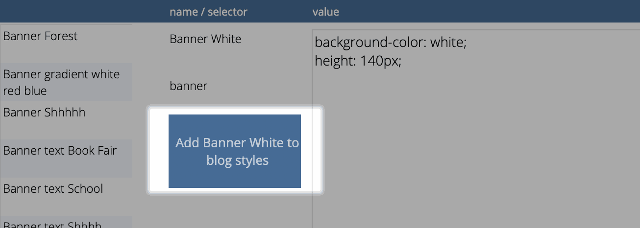 add a style button
