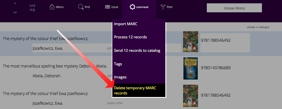 deleting MARC records