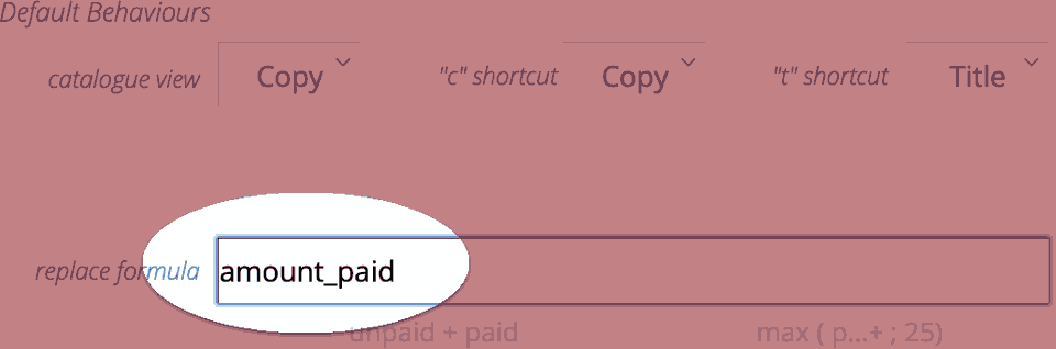 amount paid as the replacement cost
