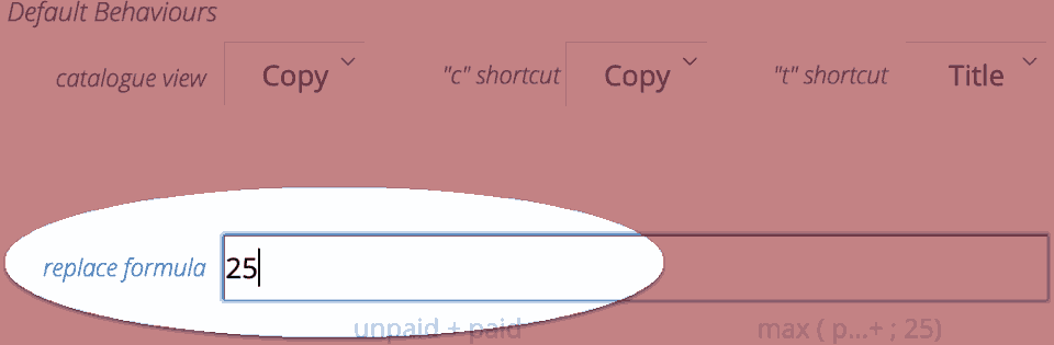 simple "flat" replacement cost