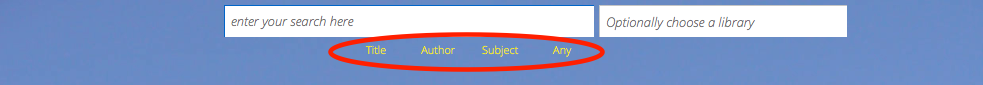constraining the search