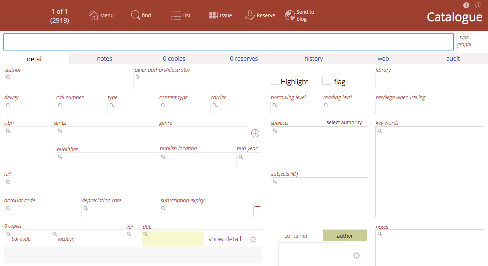 administrator detail search