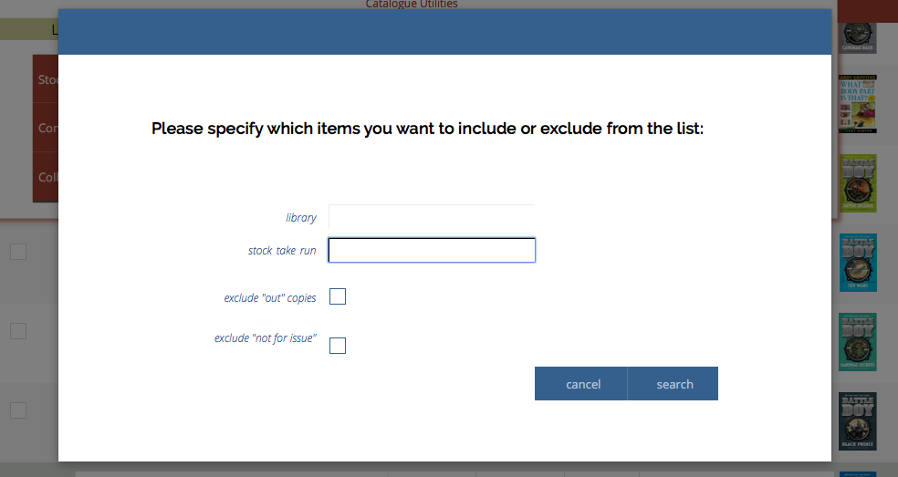 missing report dialog